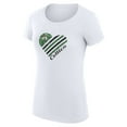 thumbnail image 2 of Women's G-III 4Her by Carl Banks White Boston Celtics Super-Slim Fit Lightweight Heart T-Shirt, 2 of 3