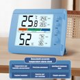 thumbnail image 4 of YAOMOBB Smart Alarm Clock LCD Digital Alarm Clock Easy Read Humidity Temperature Display Multifunction Hygrometer Desktop Clock Birthday Gift, 4 of 7