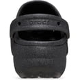 thumbnail image 2 of Zueco Crocs Classic con plataforma con purpurina para mujer, negro, 7 mujeres, 2 of 8