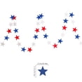 thumbnail image 3 of Gytml 4Th Of July Party Decorations Set Red White Blue Patriotic Supplies With Banners, Streamers, Pennants, Paper Fans, Tablecloth For Independence Day Memorial Day Celebration E-One Size, 3 of 8