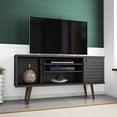 thumbnail image 2 of Pemberly Row Mid-Century Wood TV Stand for TVs up to 50" in Black, 2 of 9