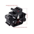 thumbnail image 3 of 3 Triple Cold Shoe Mount Umbrella Holder Camera Speedlite Mount Holder Adjustable Hot Shoe Mount Flash Bracket for Speedlight, Led Lights, LED Monitor, 3 of 6