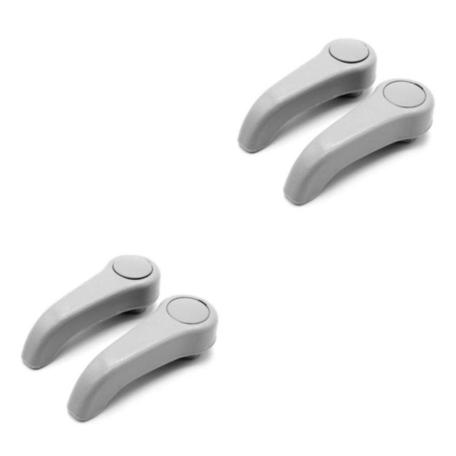 Speravity 2 uds palanca ajustable sillón reclinable manija izquierda/derecha asiento ligero ajuste de altura accesorios para automóviles gris Gris 2piezas