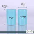 thumbnail image 6 of Servette Home Blue Ceramic Salt & Pepper Shakers | Stylish Kitchen Essentials, 6 of 7