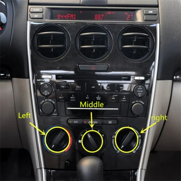 Zyutaosan Heater & A/C Fan Speed Control Knob Switch Gv3A-61-195 Fit For Mazda 6 2006-2008