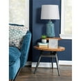 thumbnail image 2 of Maklaine Two Tiered Metal Side Table in Gunmetal Gray Finish, 2 of 9