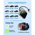 thumbnail image 5 of Wireless CarPlay Adapter - Fast & Stable Connection for Carplay Wireless Adapter Convert Factory Wired to Wireless CarPlay Dongle Plug & Play Car Play Fit for iPhone iOS 10+ (Gold), 5 of 9
