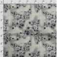 thumbnail image 3 of Soimoi Chinese Floral Printed,Cuddle Minky Fabric, Sewing Fabric by The Yard 56 Inch Wide,Decorative Plush Soft Fabric, Baby Garments, Toys and Blankets, Gray, 3 of 5