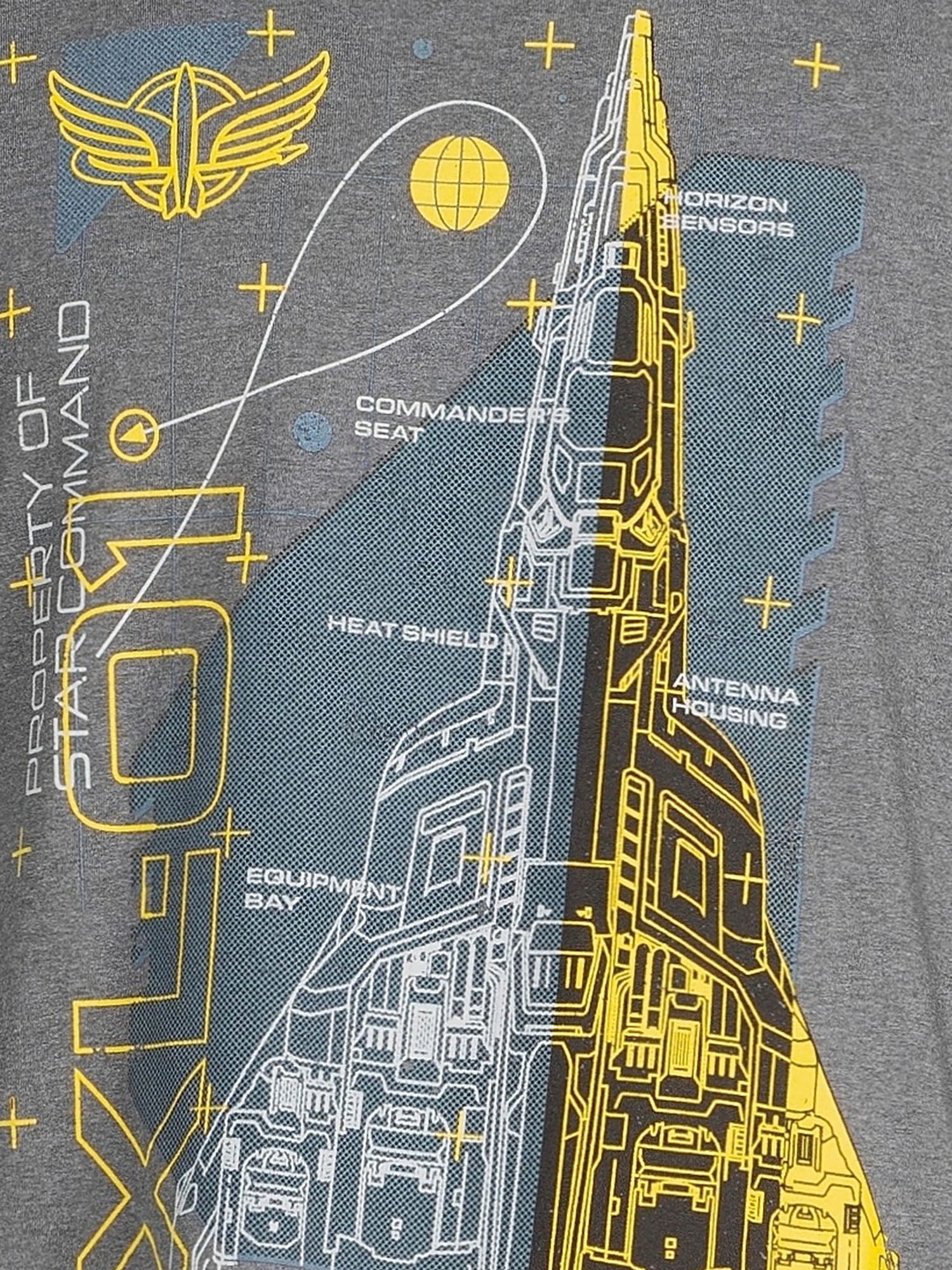 Lightyear Men’s Buzz Schematic Men's Short Sleeve Graphic Tee Bundle, 2-Pack