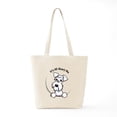 thumbnail image 6 of CafePress - White Schnazuer IAAM Tote Bag - Unisex Canvas Tote Bag, Beige, 1-Piece, 6 of 7