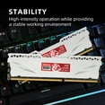 thumbnail image 5 of DDR4 MEMRIA 8 Go 16 Go 32 Go 3200MHz PC Bureau Dimm Haute Performance RAM, Compatible Intel & AMD 16 Go 3200MHz (Noir), 5 of 5