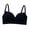 Black, variant on Women Solid Wireless Open Back Bra Lift Back Support Bra