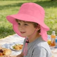 thumbnail image 2 of Byoo Boy Neck Flap Sun Protection Bucket Hat Wide Curved Brim Adjustable Fishing Camping Caps, 2 of 4
