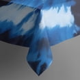 thumbnail image 3 of Blue White Tie Dye Spiral Pattern Rectangle Tablecloth 60"x84",Waterproof Polyester Rectangle Table Cloth, Wipeable Spillproof Polyester Tablecloth for Dining, Camping, Indoor and Outdoor, 3 of 5