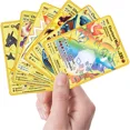 thumbnail image 5 of 10000 Point Metal Cards English Metal Card Vmax Gx Pikachu Charizard Gold Limited Game Collection Card Edition Kids Gift, 5 of 5