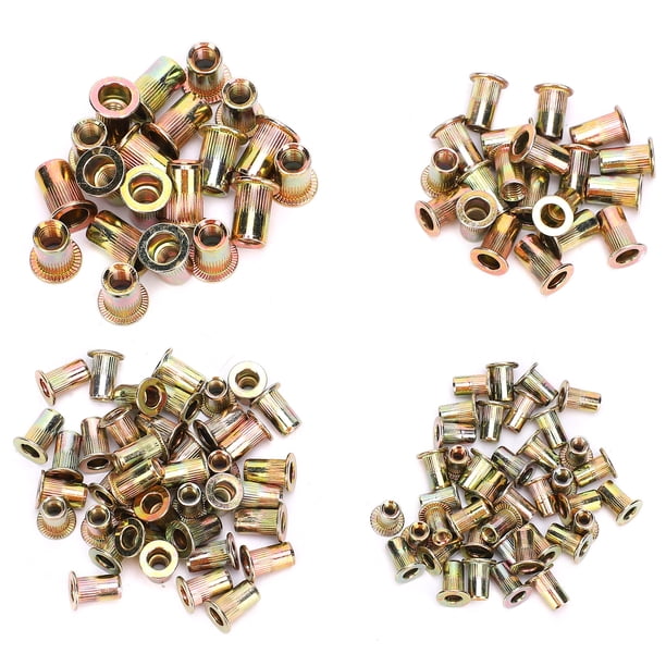 Tuercas Remachables Galvanizadas Jadeshay 240 Piezas M3 M4 M5 Kit Surtido de Tuercas Remachadoras
