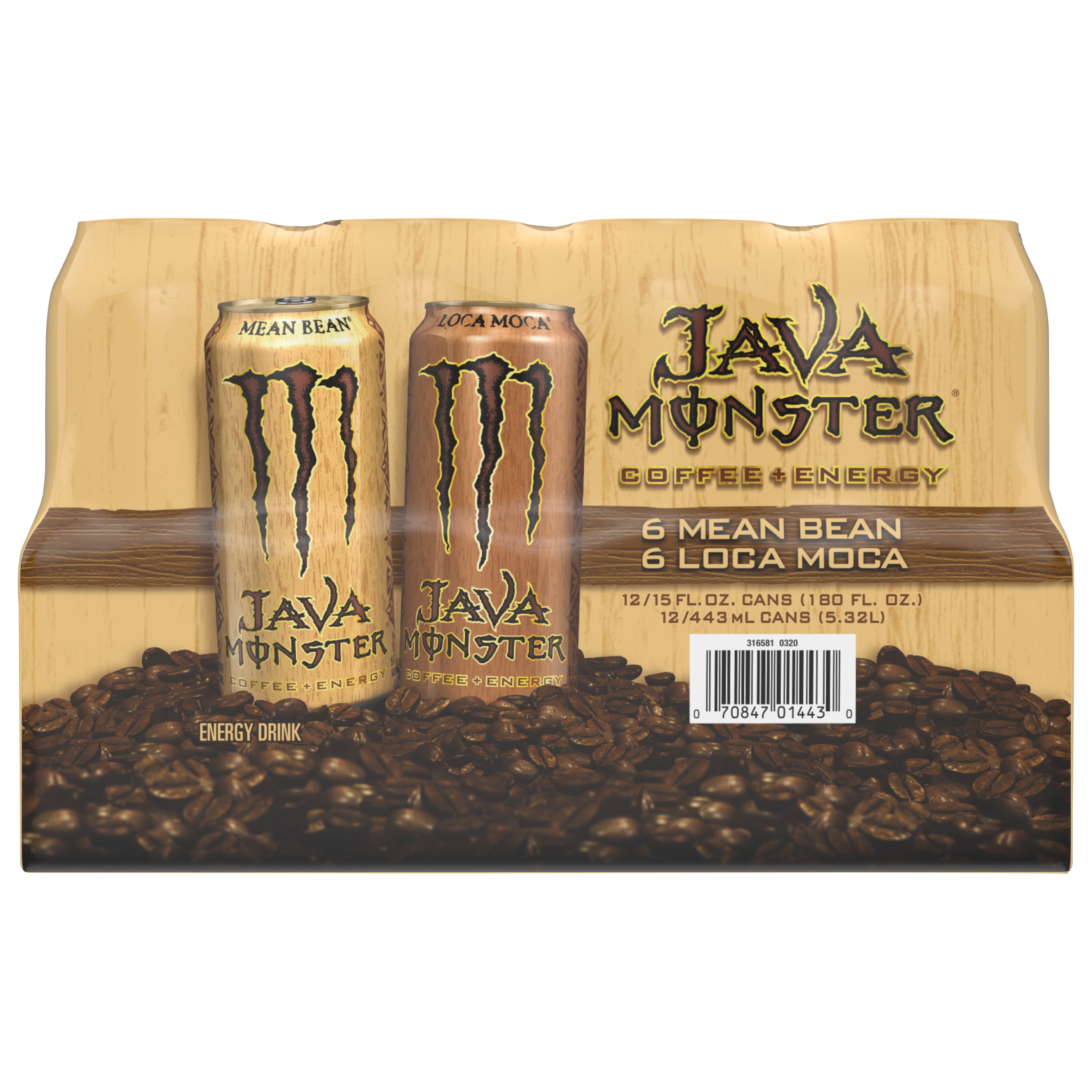 Monster Java Mean Bean/Loca Moca Energy Drink 12-Pack - Walmart