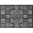 thumbnail image 1 of Ahgly Company Indoor Rectangle Abstract Gray Modern Area Rugs, 7' x 9', 1 of 4