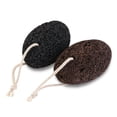 thumbnail image 5 of Piedra pómez natural para pies - Removedor de callos de lava para pies - Cuidado saludable de los pies - Herramienta de exfoliación de pedicura - Ideal para eliminar la piel de maíz muerta para pies y manos (2 paquetes) ER, 5 of 5