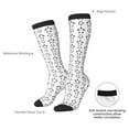 thumbnail image 5 of Picia Women Crew Soft Moisture-wicking Socks Hand Drawn Turtle Pattern Design Cotton Socks, One Size fit All, 5 of 9
