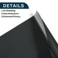 thumbnail image 4 of Unique Bargains Carbon 2 PLY Car Window Tint Film VLT 34% IRR 45% UVR 46% Black 20ft x 24inch Privacy Film 2mil PET 1 Pc, 4 of 8
