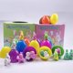 thumbnail image 2 of Huevo de simulación de bricolaje de Pascua, cáscara de huevo gashapon de dibujos animados, cáscara de huevo de Pascua, huevo sorpresa, material de apertura del coche, cáscara de huevo colorida, 2 of 5