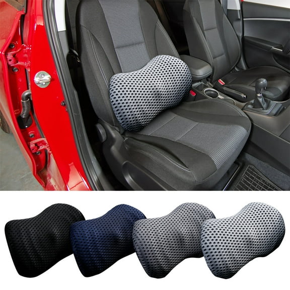 Viflosae Car Lumbar Support Pillow – Car Seat Backrest Cushion, Adjustable Waist Support for Driving , Foam Supportive Cushion for Lower Back Relief, for Cars, Trucks, and Office Chairs
