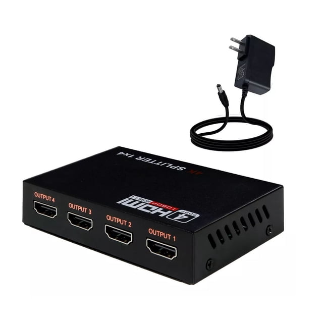Splitter Hdmi 4K 2K 1 Entrada 4 Salidas Full Hd 3d Divisor DOSYU