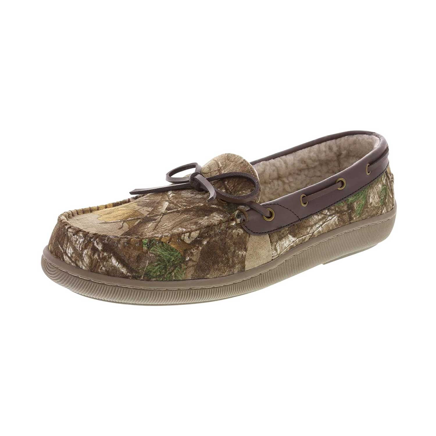 Men's camo moccasin slippers Clearance