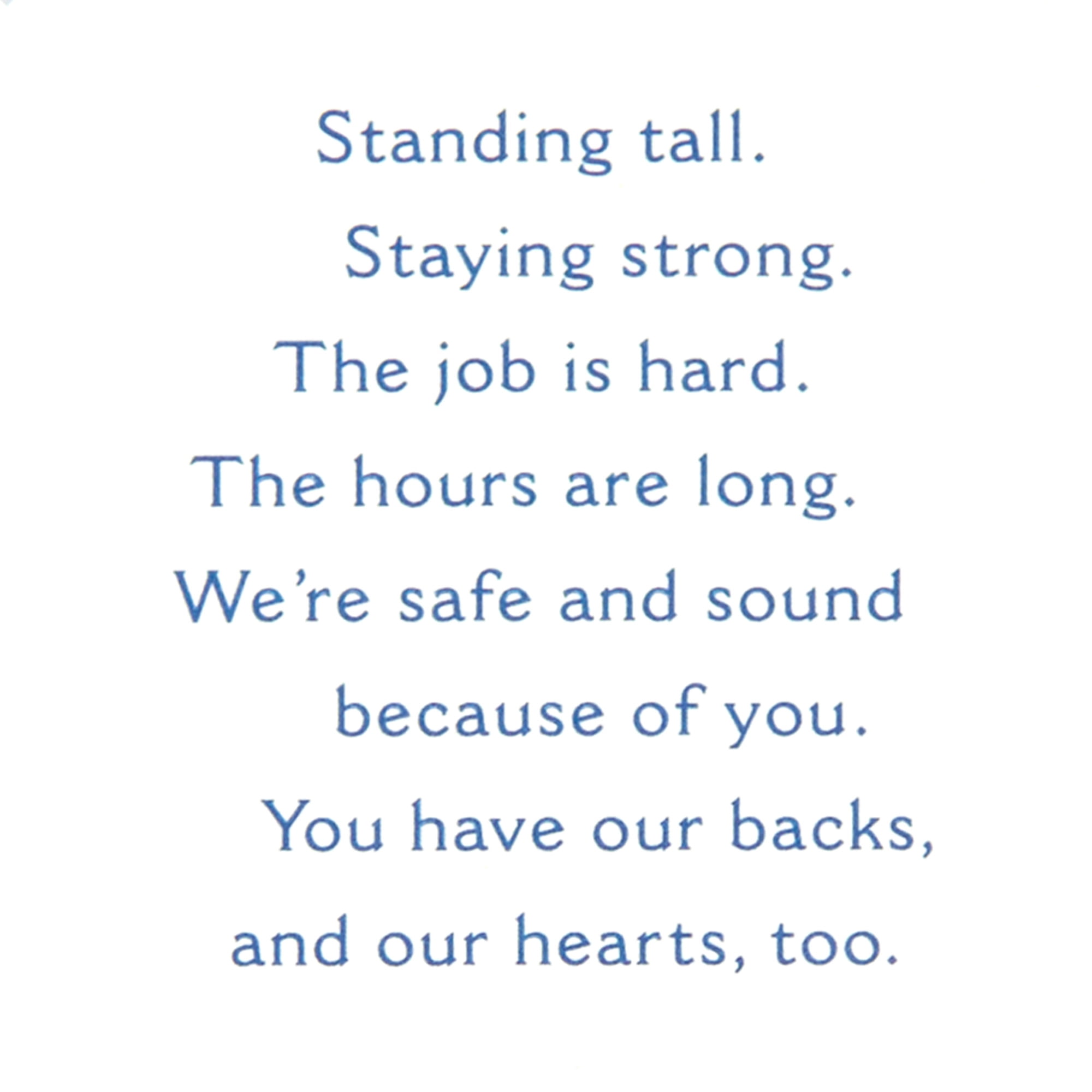 Hallmark Military Appreciation Card (Thinking of You)