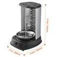 thumbnail image 4 of VEVOR Shawarma Grill Machine, Vertical Chicken Shawarma Cooker Machine Countertop, Electric Stainless Steel Broiler Gyro Rotisserie Oven Doner Kebab Machine, for Home Restaurant Kitchen Parties, 4 of 9