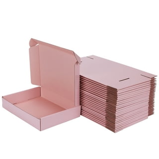 Lmuze Pink Shipping Boxes for Small Business Pack of  25-10x8x2.7 inches Cardboard Corrugated Mailer Boxes for Shipping Packaging  Craft Gifts Giving Products : Office Products