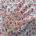 thumbnail image 3 of Tulip Tulle Curtains with Rod Pocket, Floral Background with Linked Swirling Tulip and Branches Fresh Ornate, Sheer Drape for Wedding Party 2 Panels, 7 Sizes, Pink Teal Red, by Ambesonne, 3 of 3