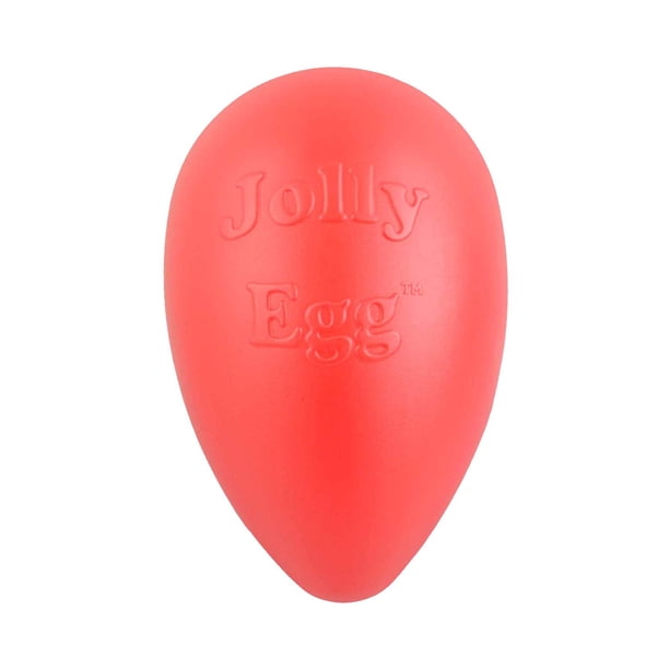 Juguete para perros Jolly Pets Jolly Egg, 20 cm, tamaño mediano, rojo