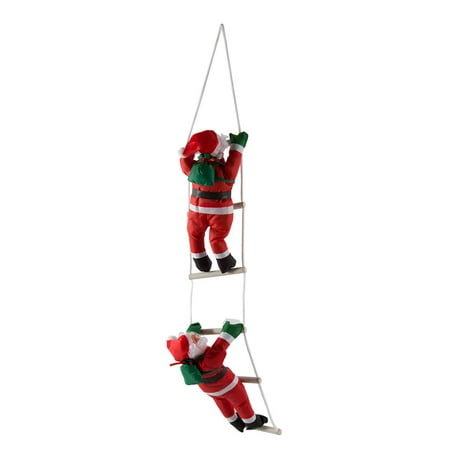 santa claus climbing stairs christmas tree decoration large size with stairred walmartcom - Christmas Decorations Large Santa Claus santa claus climbing stairs christmas tree decoration large size with stairred walmartcom - Christmas Decorations Large Santa Claus