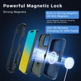thumbnail image 4 of Funda Case MYBAT Maverick Mag clip para iPhone 16 PRO MAX - Azul con mica, 4 of 10