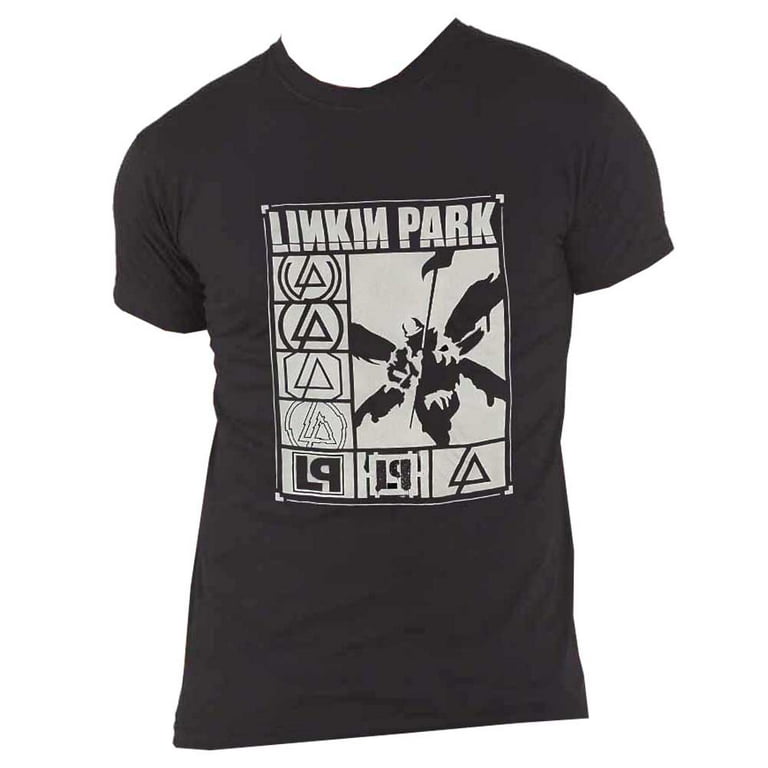 LINKIN PARK x USUGROW / T-SHIRT XL 黒 Amazon.com: Linkin Park Men's Bracket Logo Slim Fit T-Shirt