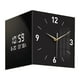 thumbnail image 1 of Reloj de esquina decorativo de pared de doble cara para cocina, hogar y sala de estar. 26cmx26cm, 1 of 9