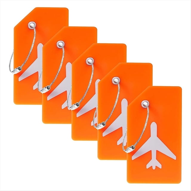 Etiquetas de Silicona para Equipaje, Bolso de Equipaje, Etiquetas para Maleta de Viaje con Tarjeta de Presentación, Equipaje de Descubrimiento Rápido