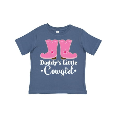 

Inktastic Daddys Little Cowgirl Gift Toddler Toddler Girl T-Shirt