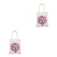 thumbnail image 2 of Matsuzay Bolsa de lona para pintar, bolsa de compras, mano de obra fina, bolsas de punto para mujer 003-28*35 2piezas, 2 of 6