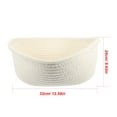 thumbnail image 2 of Cotton Rope Woven Storage Basket Desktop Storage Holder Home Storage Organizer with Handles, 2 of 7