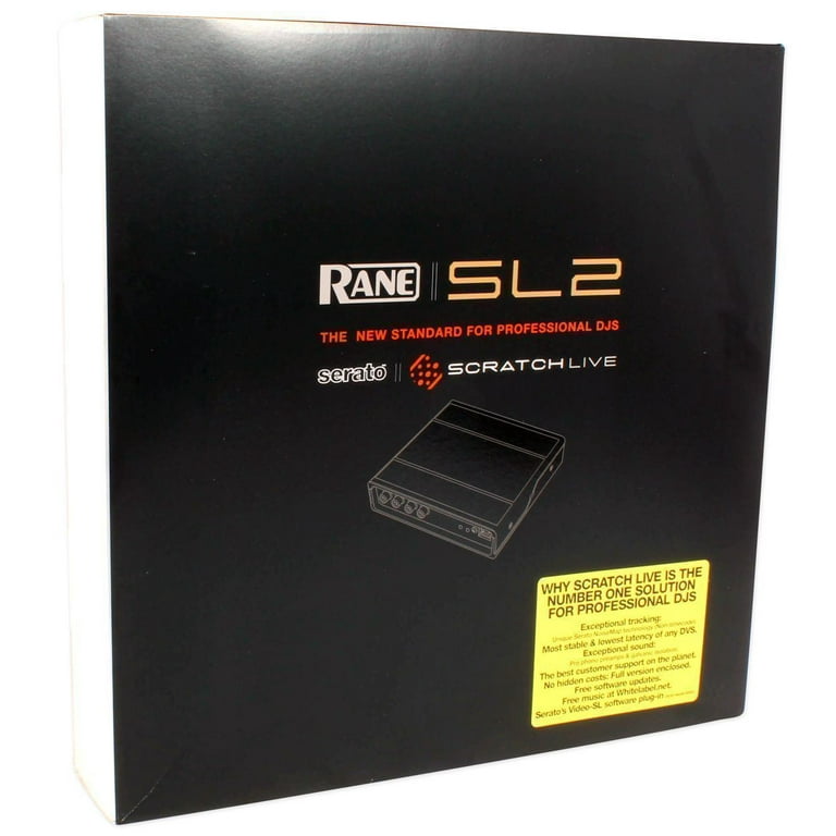 Rane SL 2 Serato Scratch Live DJ MAC/PC USB Interface for 2 Decks