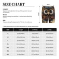 thumbnail image 3 of Balery Quirky Owl With Glasses Pantalones cortos de pijama de punto de algodón para hombre con cinturilla y bolsillos-X-Large, 3 of 6