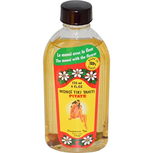 Coconut Oil Jasmine (Pitate) Monoi Tiare Cosmetics 4 oz Oil