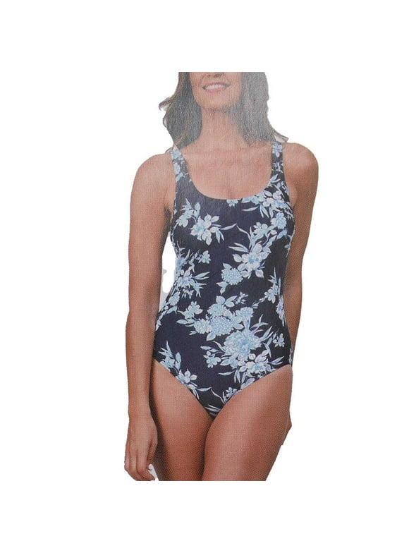 Ocean Pacific Ladies' Size Small One-Piece Swimsuit, Blue