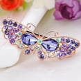 thumbnail image 4 of Barrette Papillon en Strass Mode Barrette Française, 4 of 10