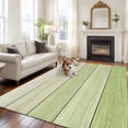 thumbnail image 2 of Non-Slip Rug Pad Rugs Farmhouse Sage Green Wood Board Rectangle Area Rugs 5x7Ft Soft Carpet Pads for Living Room Kids Room, Country Gradient Wooden, 2 of 9