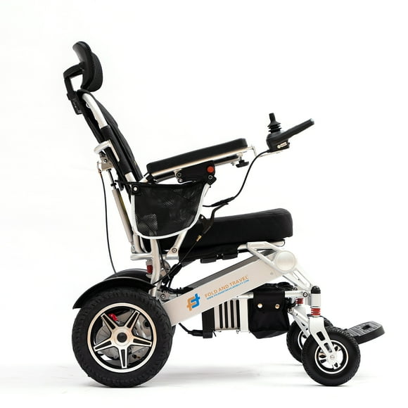 Fold And Travel Power Wheelchair Reclining Electric Wheel chair for Adults Travel Ready Portable Power Chair Travel Companion for Seniors