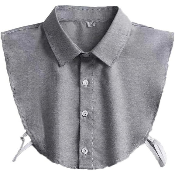 Zhengup Fake Collar Shirt Detachable Collar Half Shirt Blouse Dickey Collar for Men Women